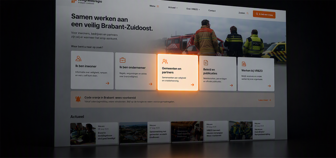 Een homepage vertelt vaak meer over de organisatie dan over de gebruiker