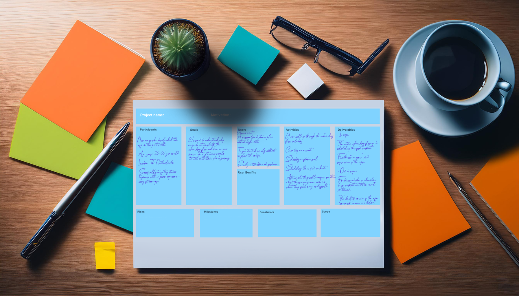 UX research canvas